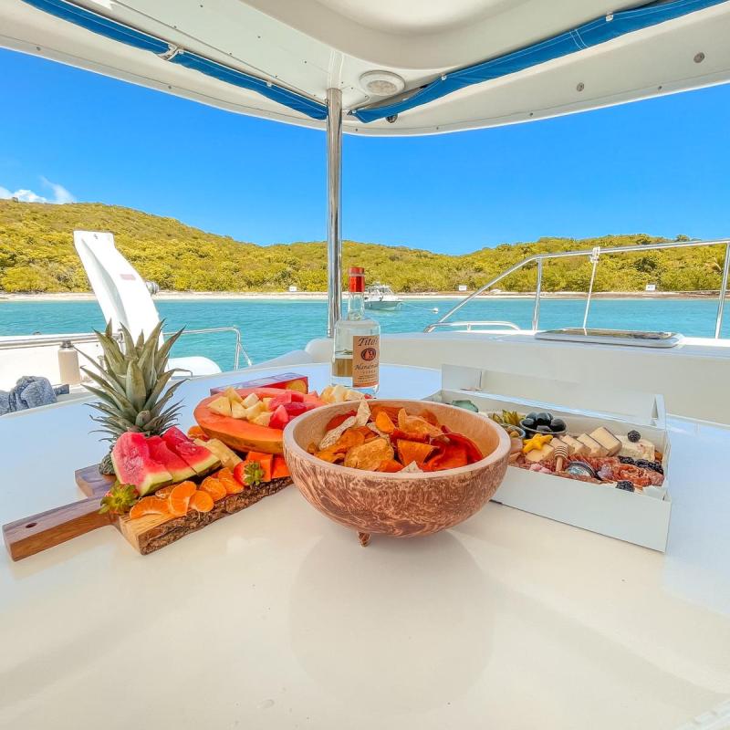 a plate of food on a table